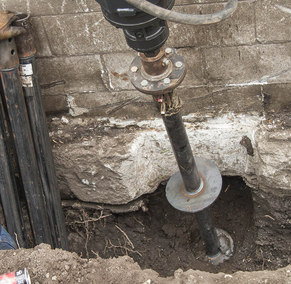 Helical Pier Step 2