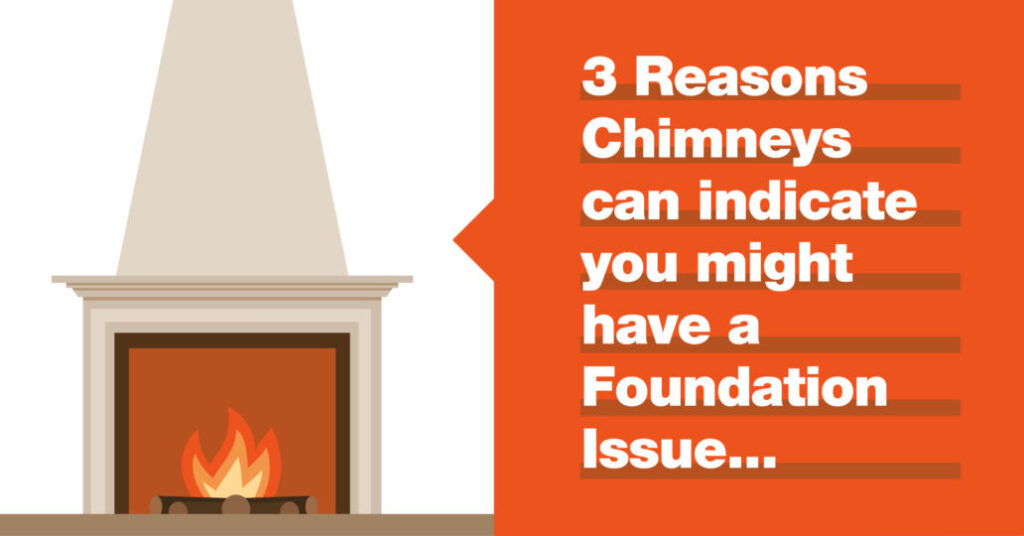3 chimney issues indicating foundation issues